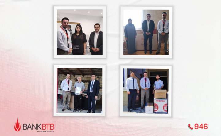 Bank BTB aztəminatlı ailələrə dəstək oldu